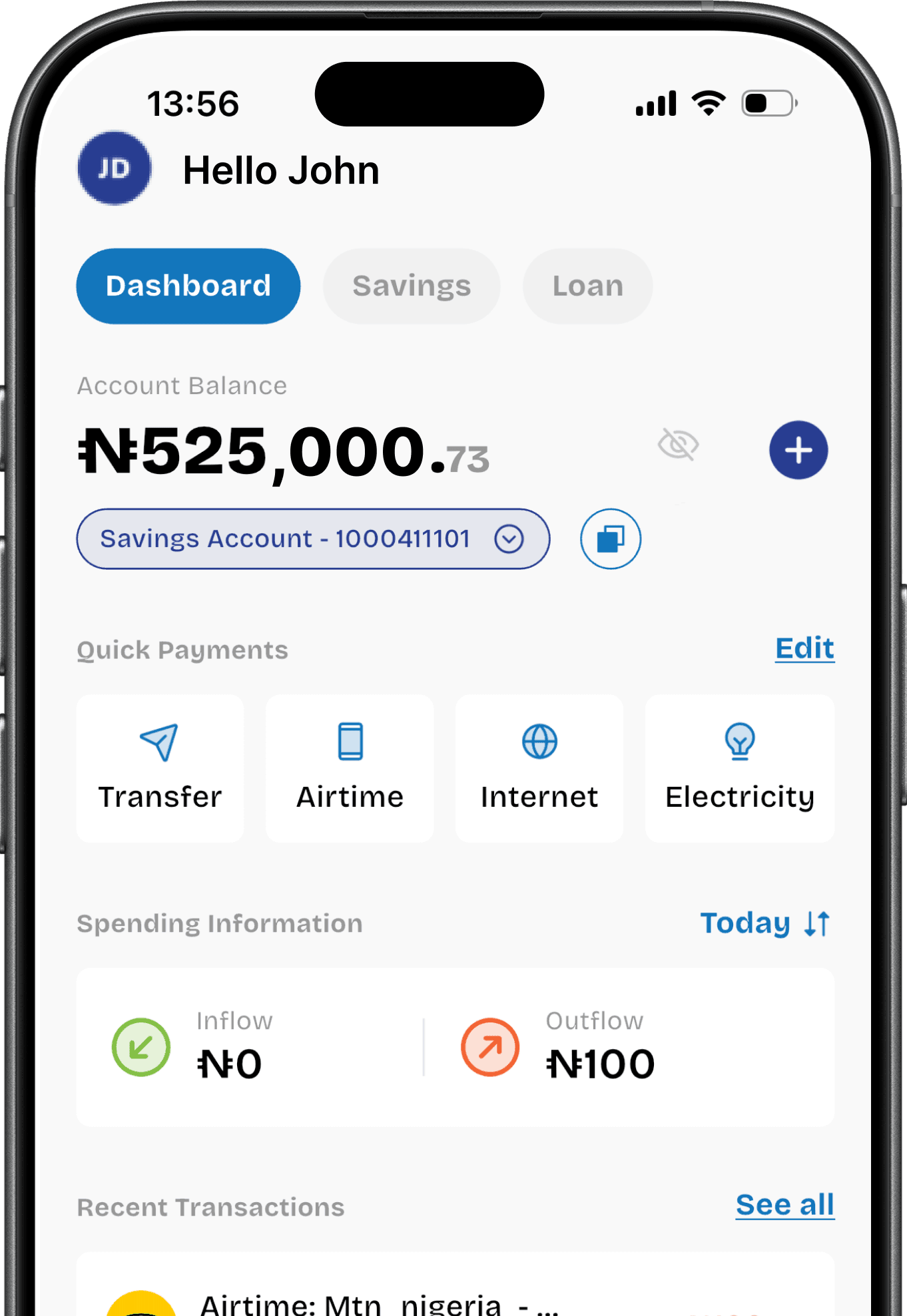 Baines Mobile App Mockup